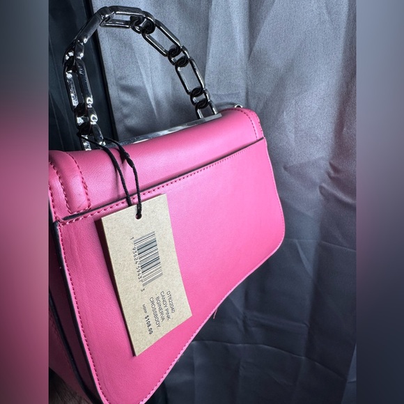Steve Madden Candy Pink Crossbody Bag Purse Handbag - Picture 5 of 6